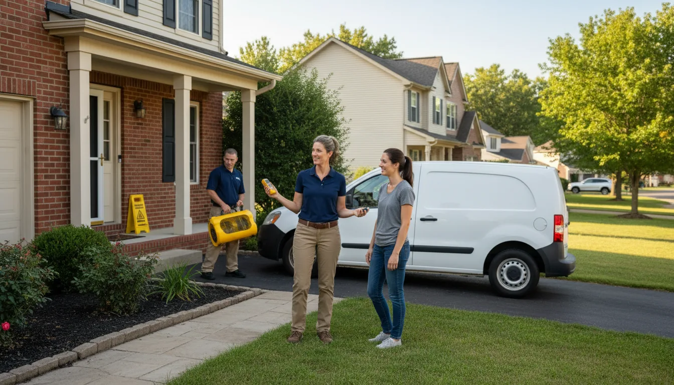 Residential water damage restoration in Cameron, NC